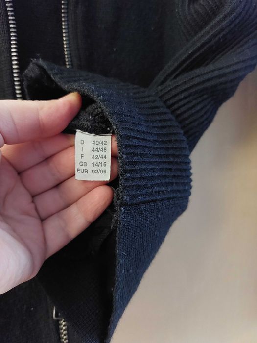 Jacheta bleumarin cu fermoar