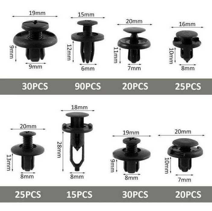 Комплект щипки + инструменти за кори / тапицерия за автомобил 635части