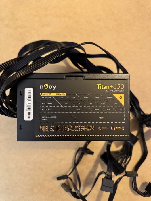 Sursa nJoy Titan+, 80+ Bronze, 650W