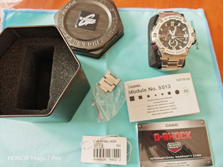 Casio G-shock GST-B100D-1AER - Гаранция