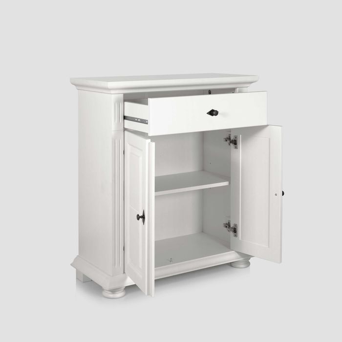 Comoda din lemn masiv Verona, 2 usi + 1 sertar