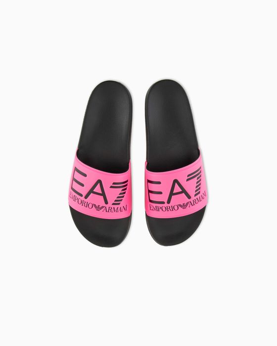 Плажни чехли джапанки EA7 Emporio Armani розови