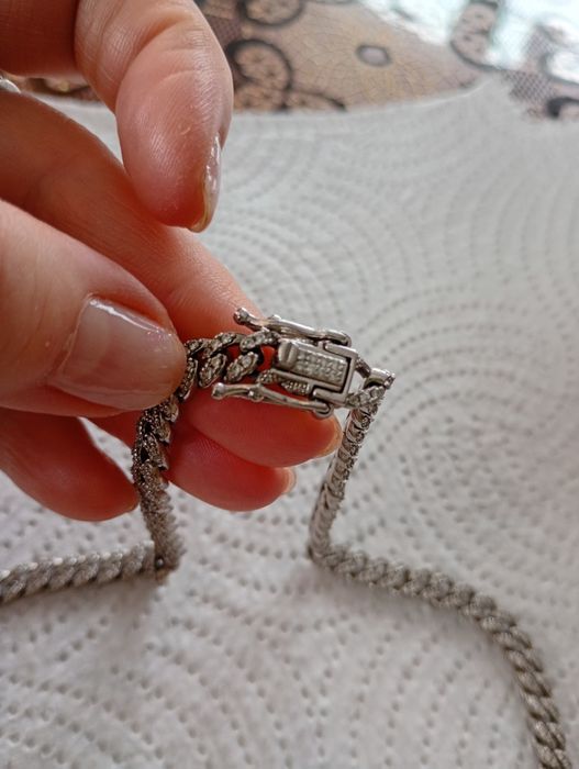 Lanț argint model Cuban