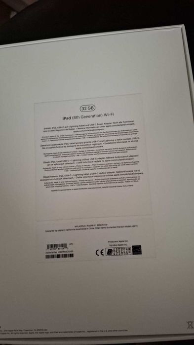 Apple iPad 8 (2020), 10.2", 32GB, Wi-Fi, NOU