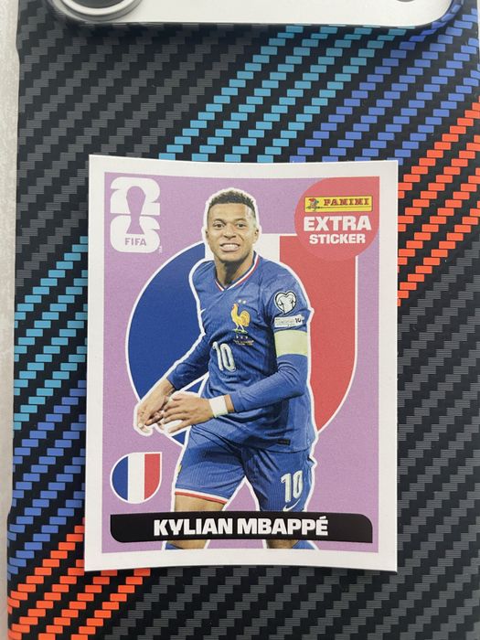 Extra Sticker Mbappe Davies Pulisic Wirtz Jimenez Hakimi