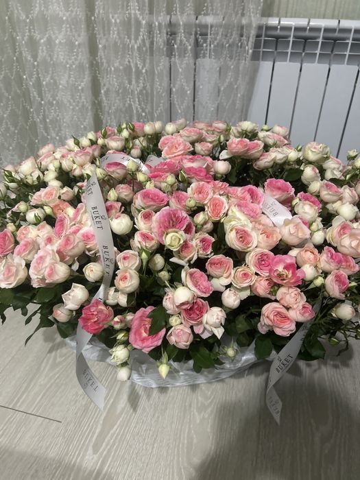 Кустовые розы свежая
