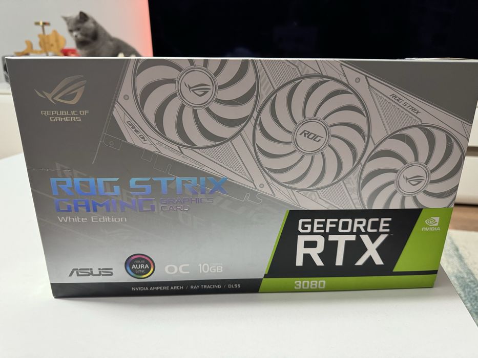 Placa video RTX 3080 10gb Asus White