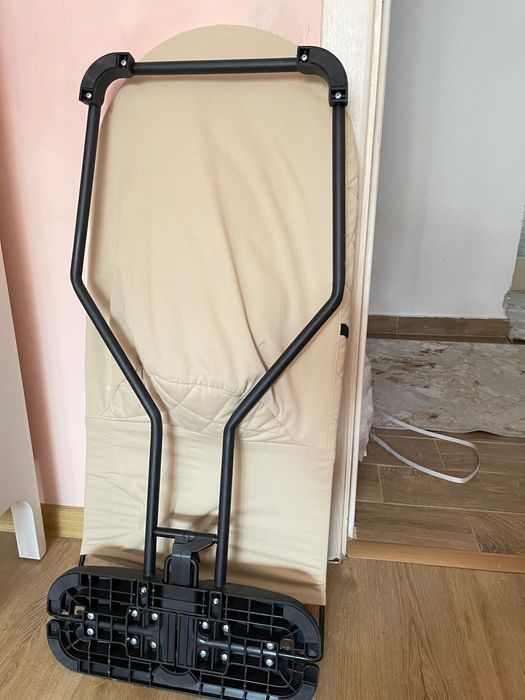 Бежово бебешко гнездо Cotton – люлеещо се