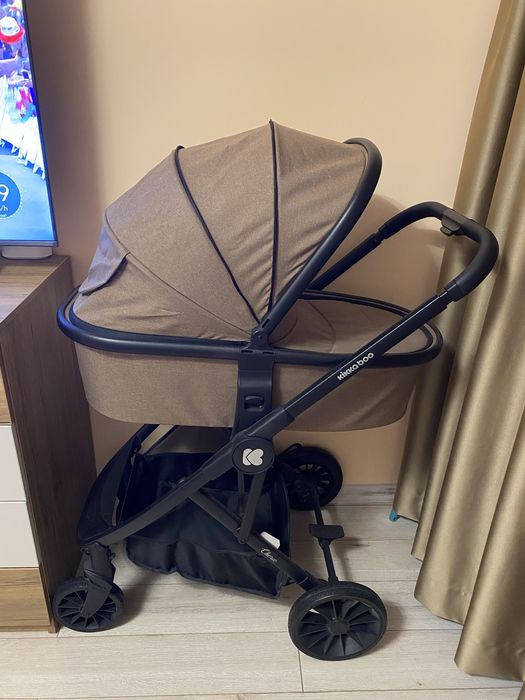 Нова бебешка Комбинирана количка 3в1 Kikka Boo CHERIE BEIGE