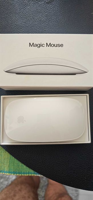 Mouse Bluetooth APPLE Magic Mouse Multi-Touch Surface, Dual Mode, alb