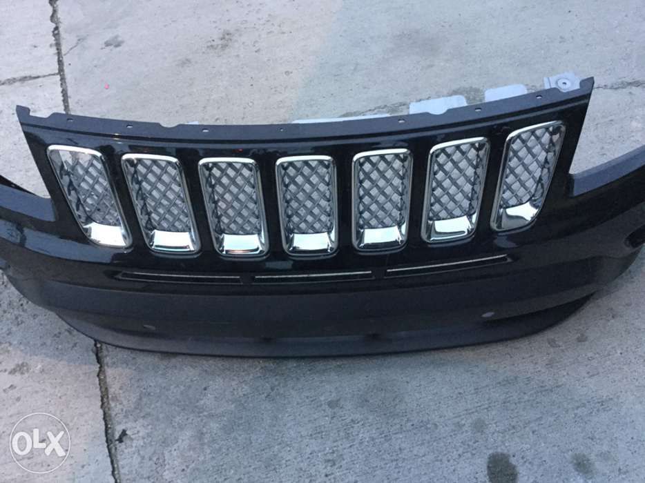 bara fata jeep compass cu sau fără grila cromată