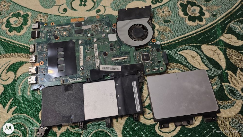 От ноутбука Асус