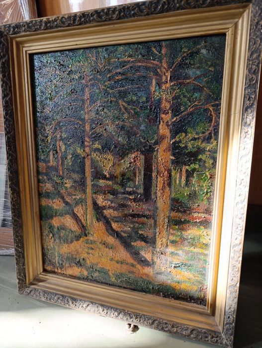 Продам старинную картину маслом в хорошем состоянии