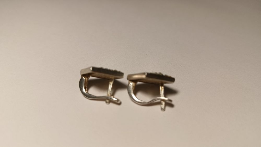 Серьги серебро 925 с фианитом