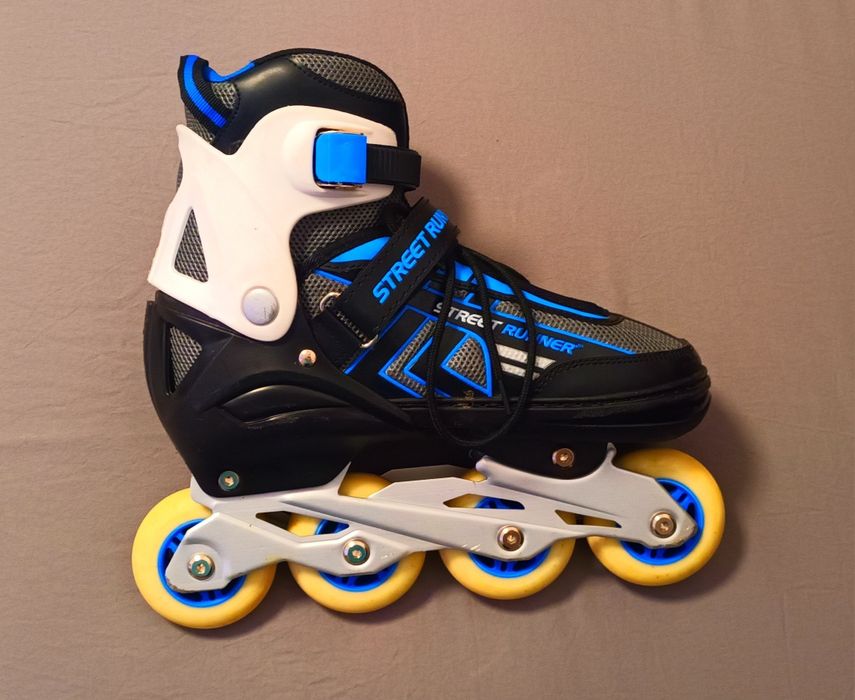 Ролери в добро състояние номер 35,36,37 и 38 в сив,син,черен и бял цвя