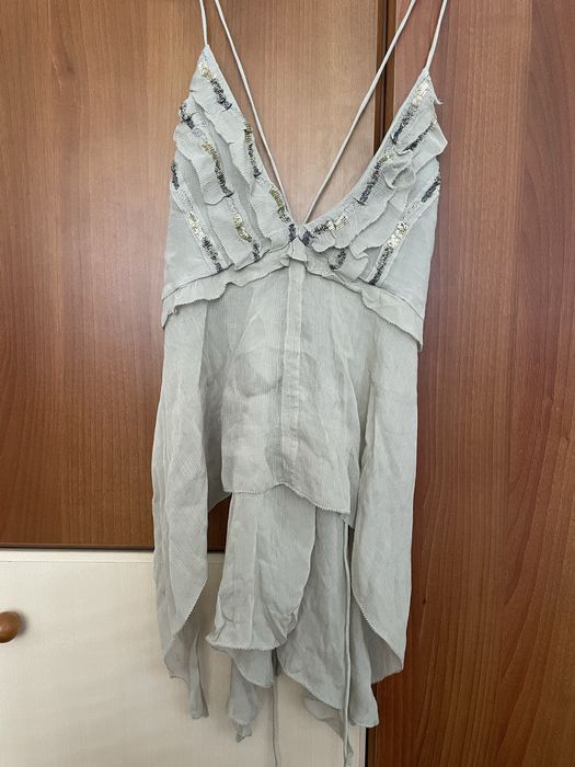 Top mango cu spatele gol