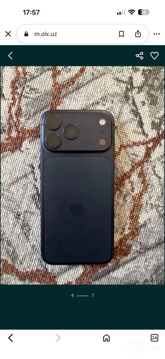 iPhone 17 pro max sotiladi