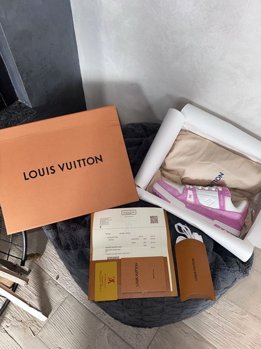 Louis Vuitton LV Trainers Pink Rose / Roz