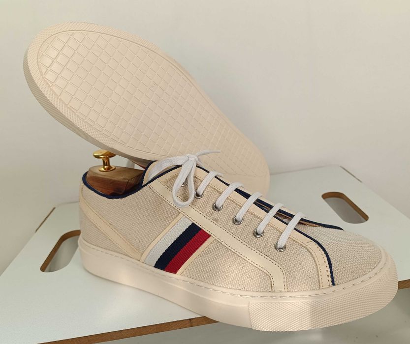 Pantofi sport casual 44 44.5 lucrati manual Melvin & Hamilton piele