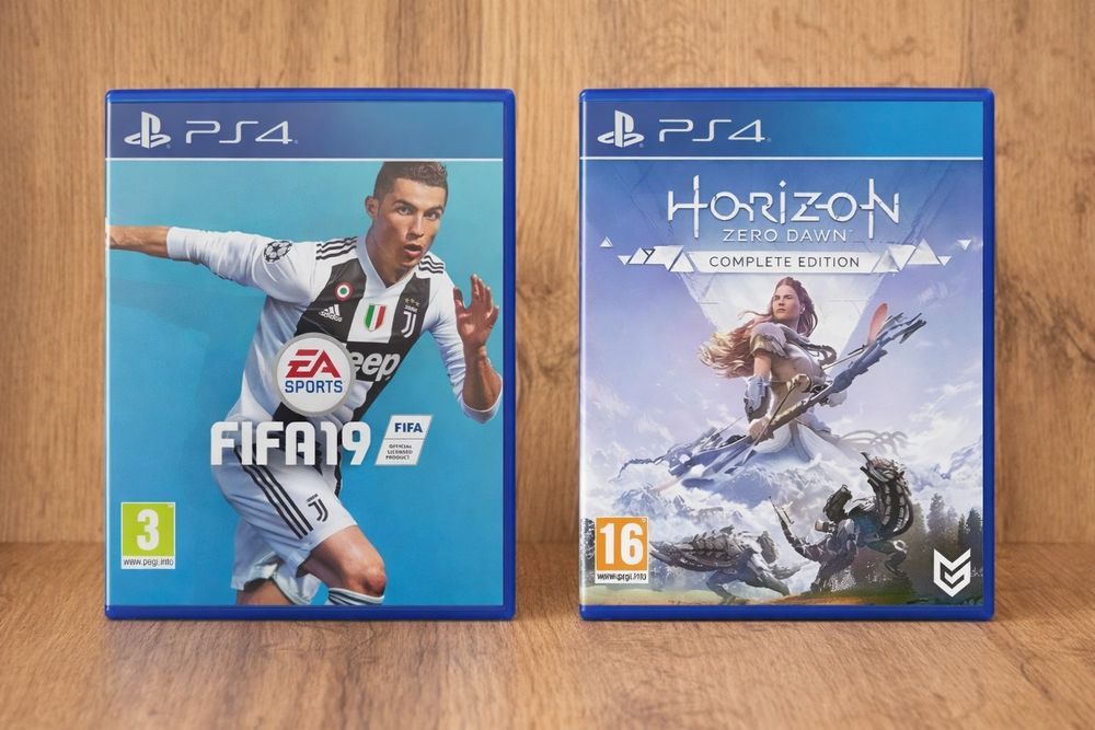 Диски на пс 4 Фифа 19 и хорайзен