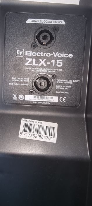 Electrovoice ZLX 15 8 ohm 250w rms