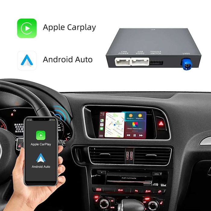 Безжичен Apple Carplay /Android Auto за Audi A4 A5 и Q5