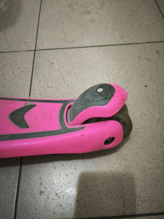 Розова тротинетка KinderKraft