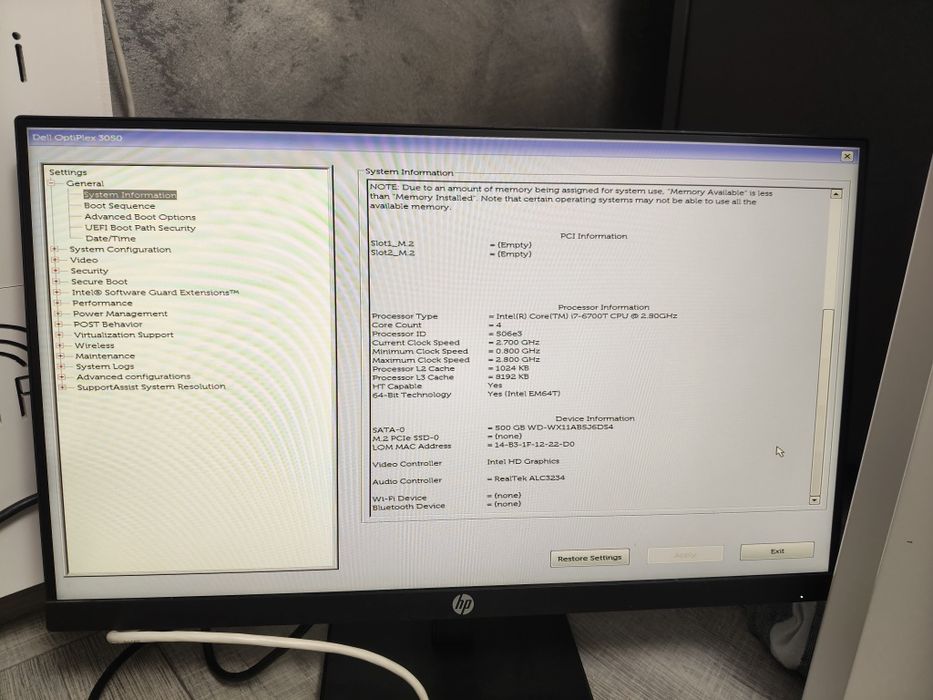 DELL Optiplex 3050 MiniPC