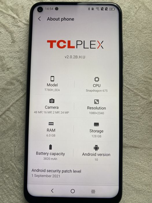 Android Tcl plex
