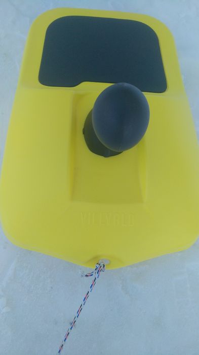 Санки для горки пластик с держателем для рук