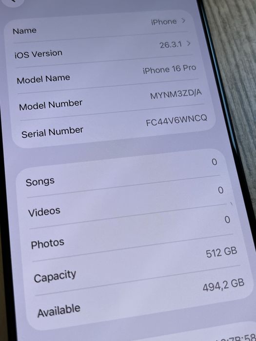 Iphone 16 pro - 512 Gb
