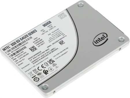 Накопитель SSD Intel D3-S4520 Series, 960Gb, SATA 6Gb/s, 3D4 TLC, 2,5