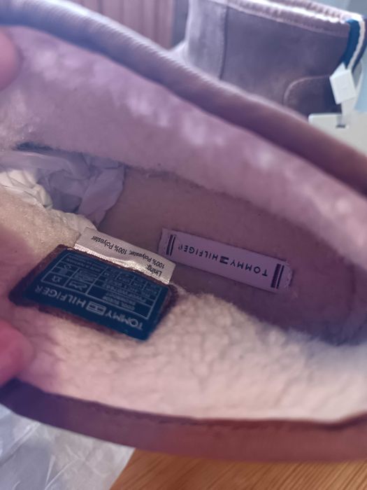 Tommy Hilfiger дамски боти, Нови. Естествен велир