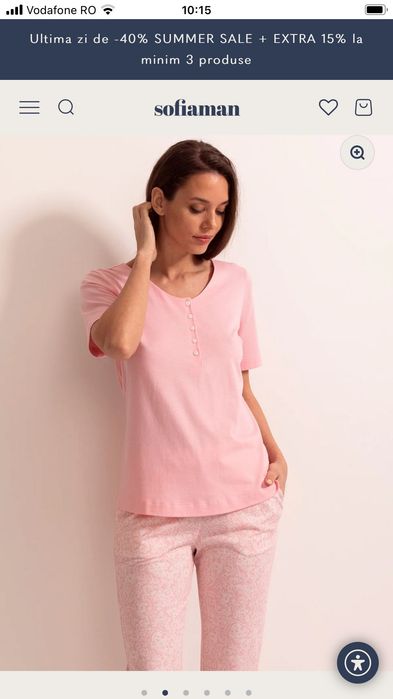 Pijamale dama , noi , Sofiaman, M-peach, L- verde mint , vara, toamna