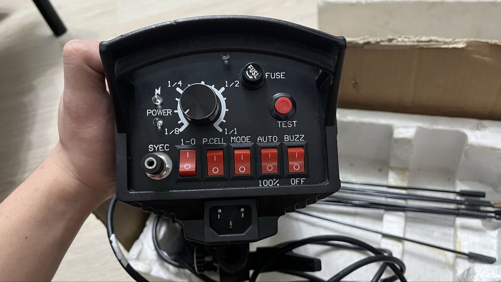 световой импульс для студии