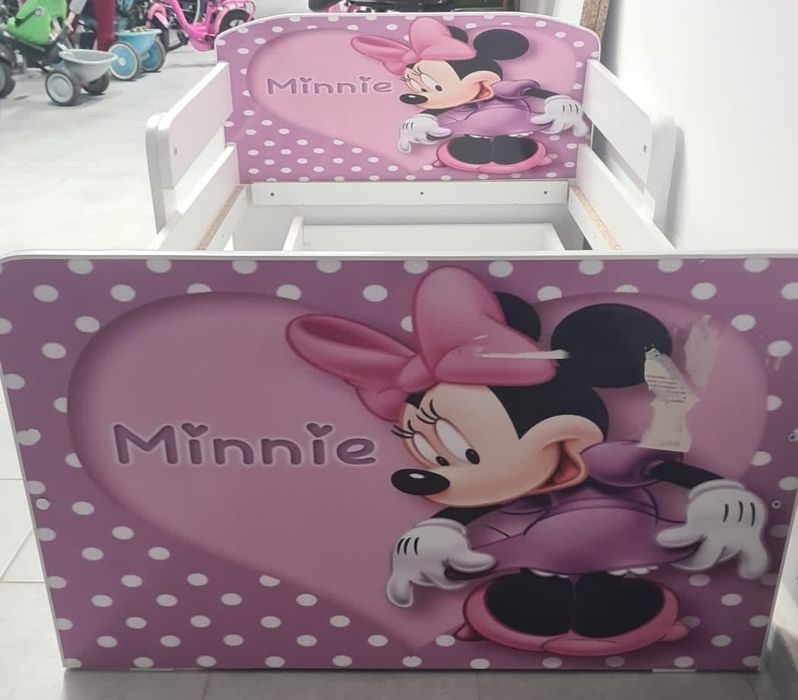 Pat 1 persoana 160x80 Minnie