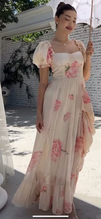 Летнее вечернее платье.