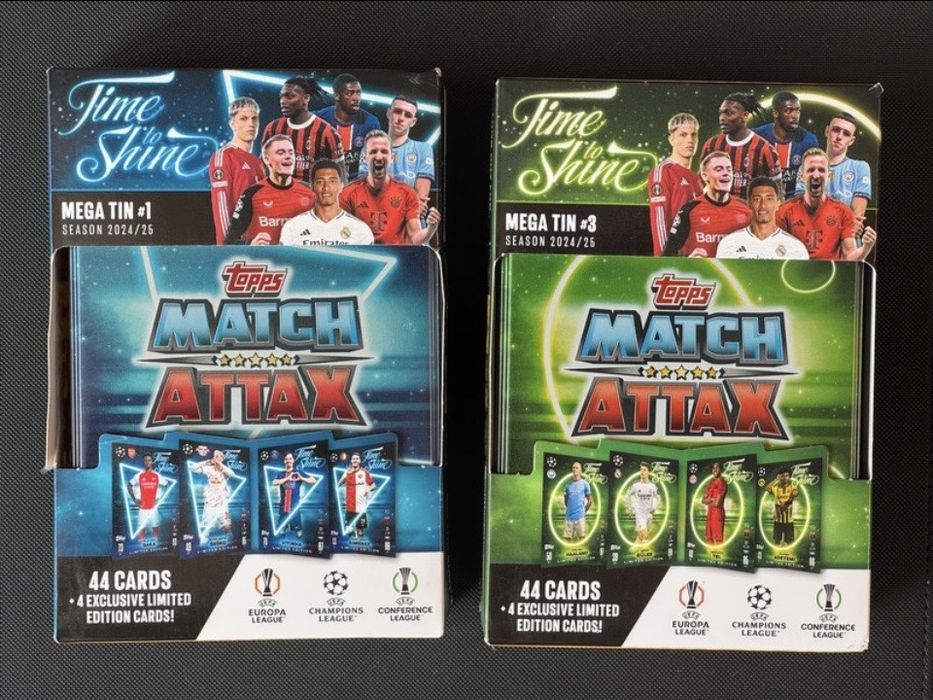 2 Cutii Mega Tin - Sigilate - Topps Match Attax - 2024/2025