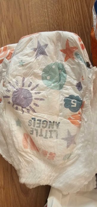 Гащички пелени Puffies+гащички за плуване Huggies+пелени Little Angels