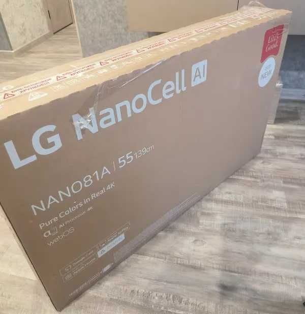 Телевизор LG NANO81A6A Ai 4K 2025 WebOS Со Склада Доставка Бесплатно