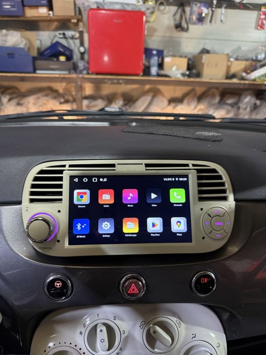 Navigatie Android Fiat 500 2007-2015 Carplay Android Auto