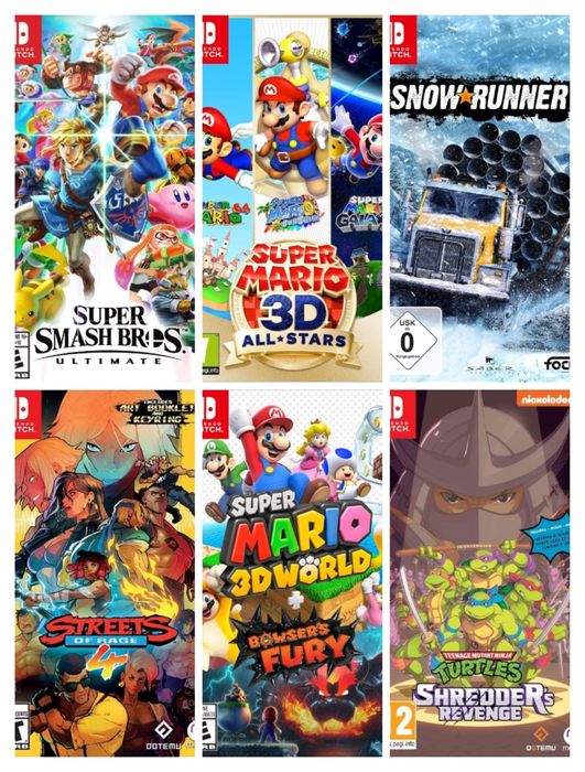 30 игр для nintendo switch + флешка