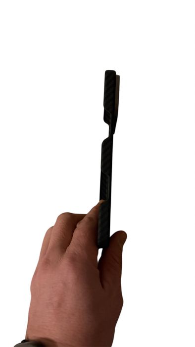 Husa iphone 17 pro max, magsafe, aramid fiber, kevlar, black