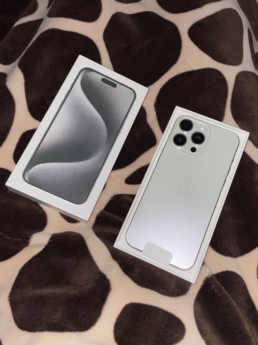 IPhone 15 Pro Max, White Titanium