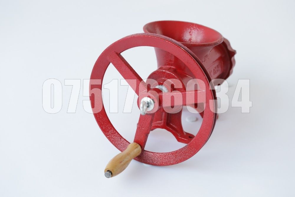 Masina Tocat Maruntit Carne Nr 32 Manivela Fulie Motor Livrare Gratuit