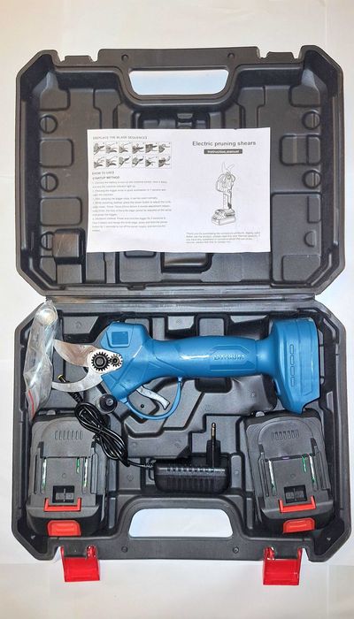 Foarfeca electrica pe acumulatori NOUA PUTERNICA Gradinarit crengi vie