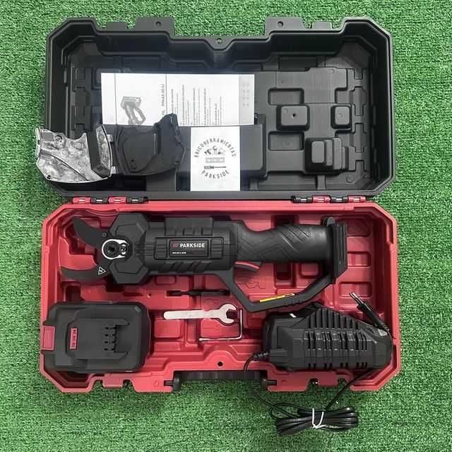 НОВА 38мм Ножица 20V Parkside Performance Безчеткова Акумулаторна Кастрачка Pruning Brushless Pruner