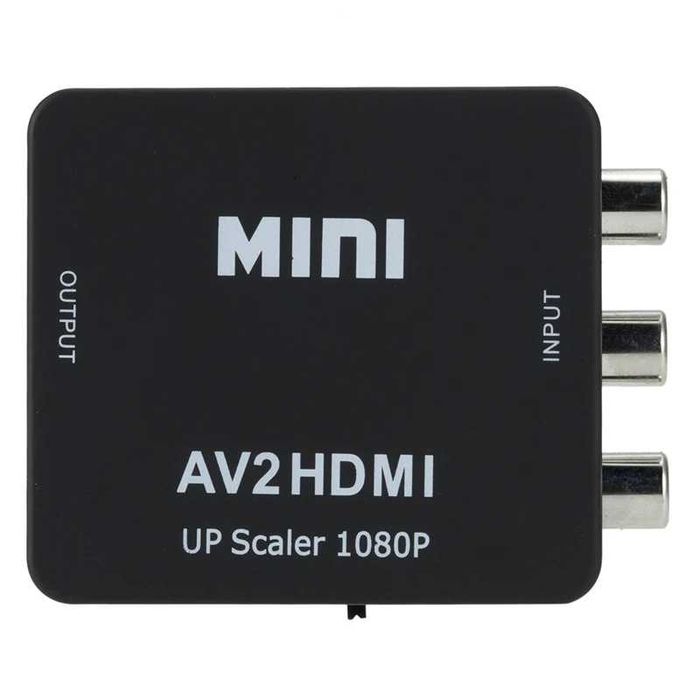 RCA AV (чинчове) към HDMI конвертор 1080P AV2HDMI NTSC PAL адаптер