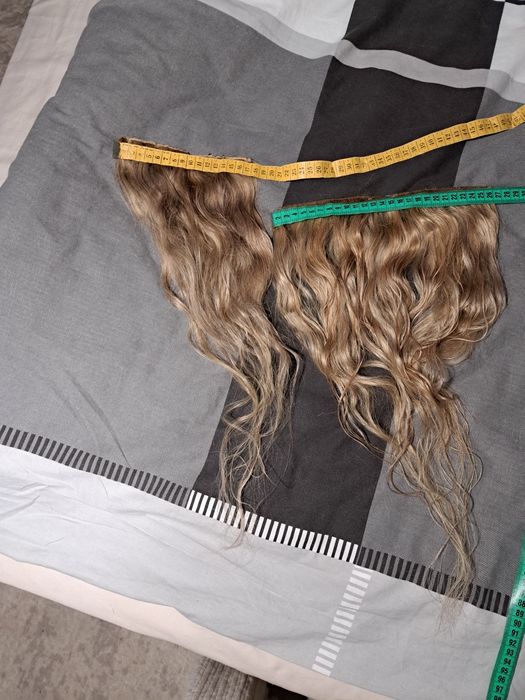 Естествена коса.Светло кестенява