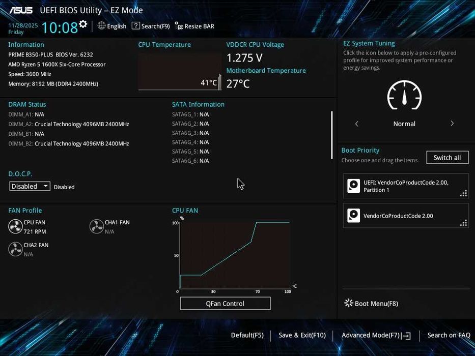 Дъно Дънна платка ASUS PRIME B350-PLUS AM4 до Ryzen 9 5950x DDR4